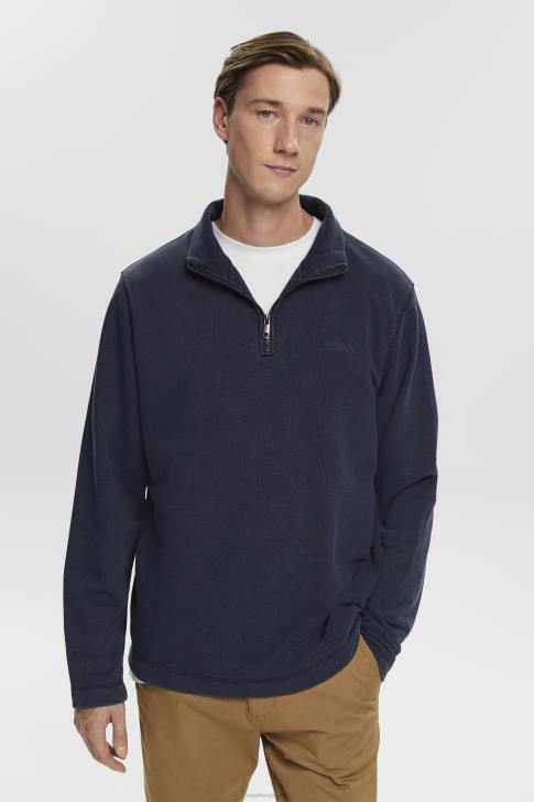 Sweatshirts & Hoodies Navy Men Esprit Half-zip troy jumper V48Z620