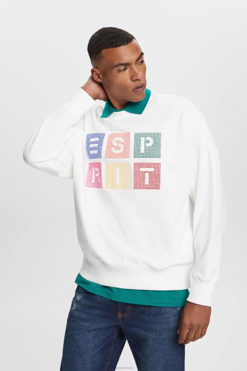 Sweatshirts & Hoodies Off White Men Esprit Logo sweatshirt, 100% organic cotton V48Z580