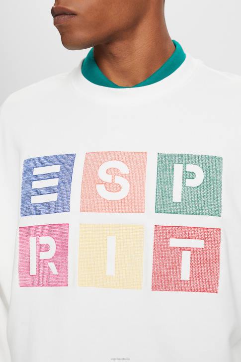 Sweatshirts & Hoodies Off White Men Esprit Logo sweatshirt, 100% organic cotton V48Z580