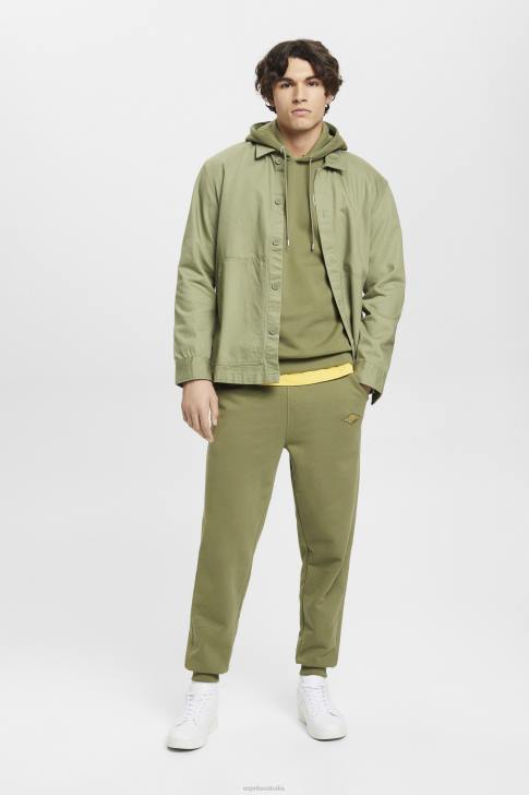 Sweatshirts & Hoodies Olive Men Esprit Sweatshirt with logo print V48Z649