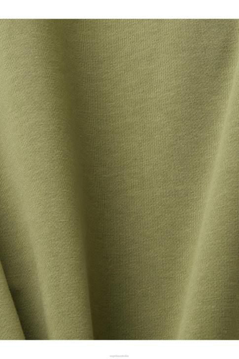 Sweatshirts & Hoodies Olive Men Esprit Sweatshirt with logo print V48Z649