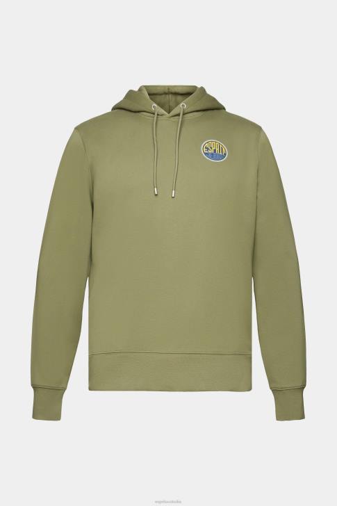 Sweatshirts & Hoodies Olive Men Esprit Sweatshirt with logo print V48Z649
