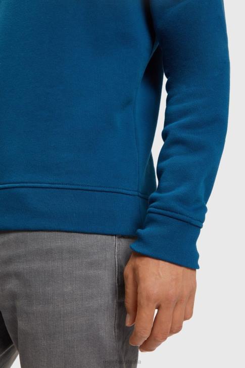 Sweatshirts & Hoodies Petrol Blue Men Esprit Logo print sweatshirt V48Z869