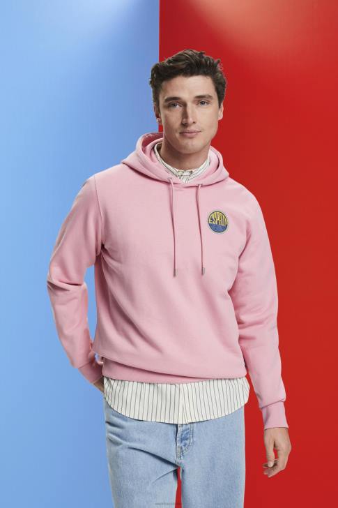Sweatshirts & Hoodies Pink Men Esprit Sweatshirt with logo print V48Z652