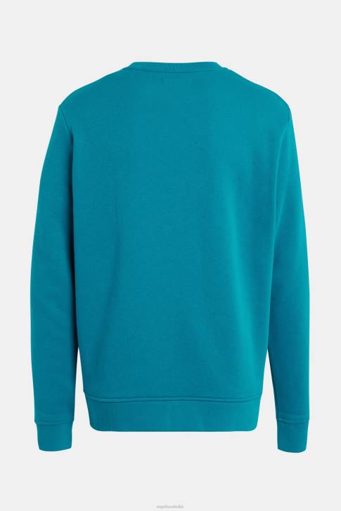 Sweatshirts & Hoodies Teal Blue Men Esprit Logo print sweatshirt V48Z870