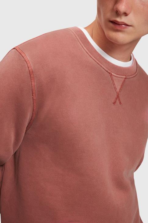 Sweatshirts & Hoodies Terracotta Men Esprit Sustainable crew neck sweatshirt V48Z937