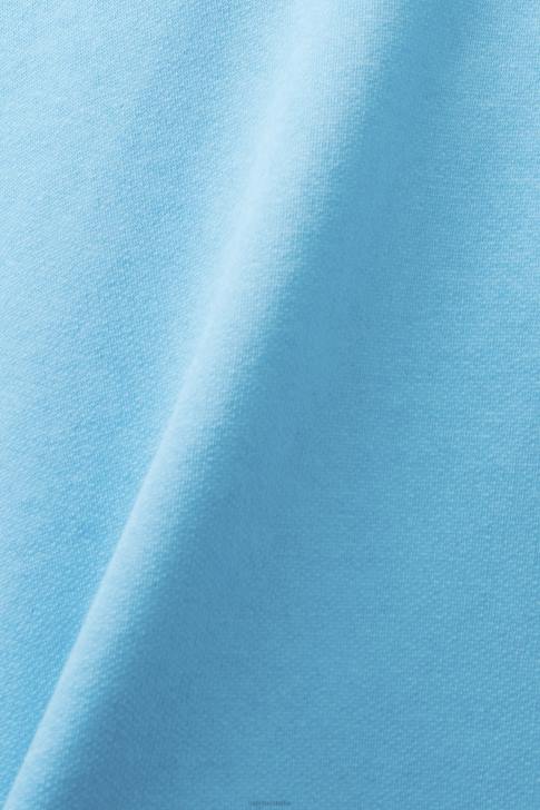 Sweatshirts & Hoodies Turquoise Men Esprit Hooded sweatshirt made of recycled material V48Z682