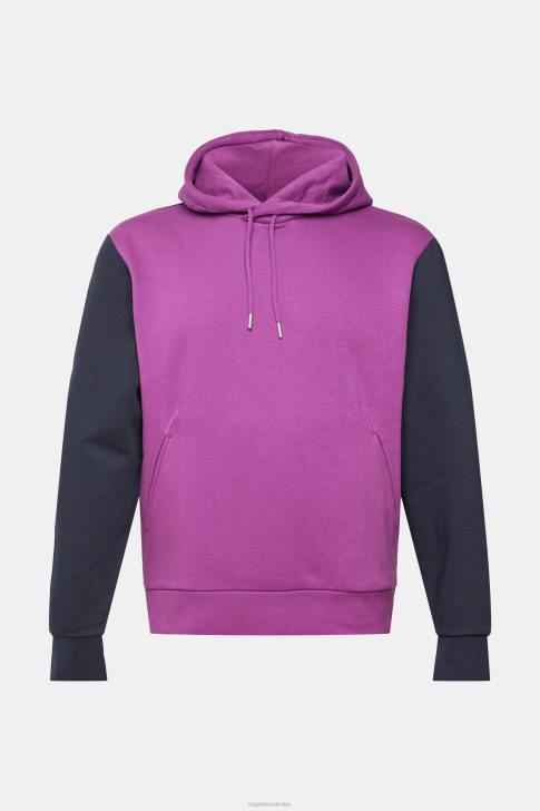 Sweatshirts & Hoodies Violet Men Esprit Two-tone hoodie V48Z938
