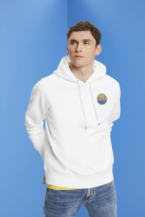 Sweatshirts & Hoodies White Men Esprit Sweatshirt with logo print V48Z648