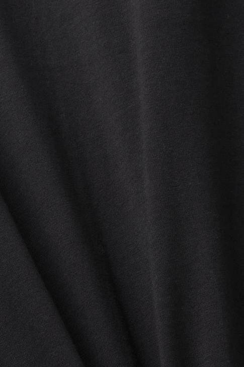 T-Shirts Black Men Esprit Logo print cotton t-shirt V48Z623