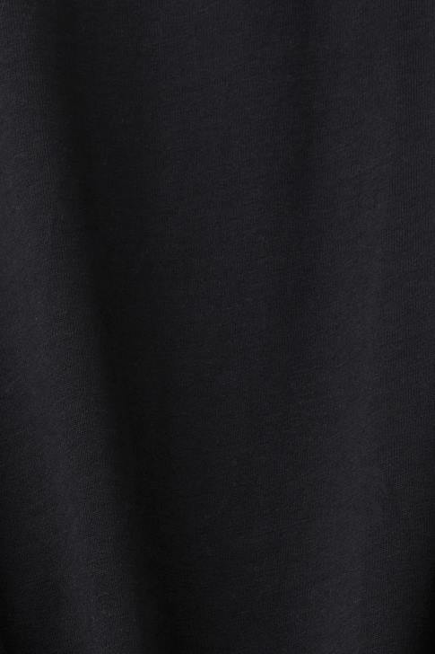 T-Shirts Black Men Esprit Retro logo print cotton t-shirt V48Z628