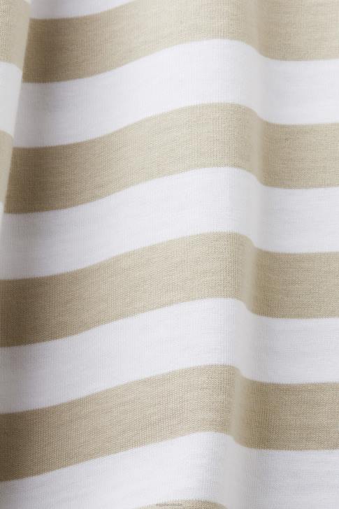 T-Shirts Dusty Green Men Esprit Striped crewneck T-shirt V48Z768