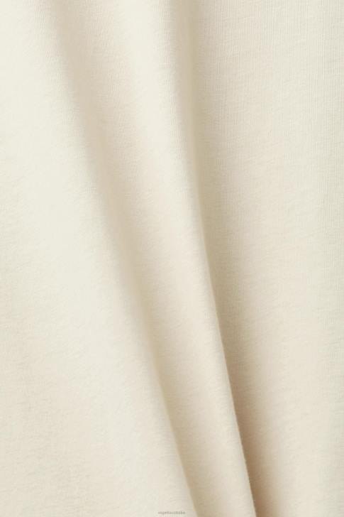 T-Shirts Light Taupe Men Esprit Logo print cotton t-shirt V48Z625