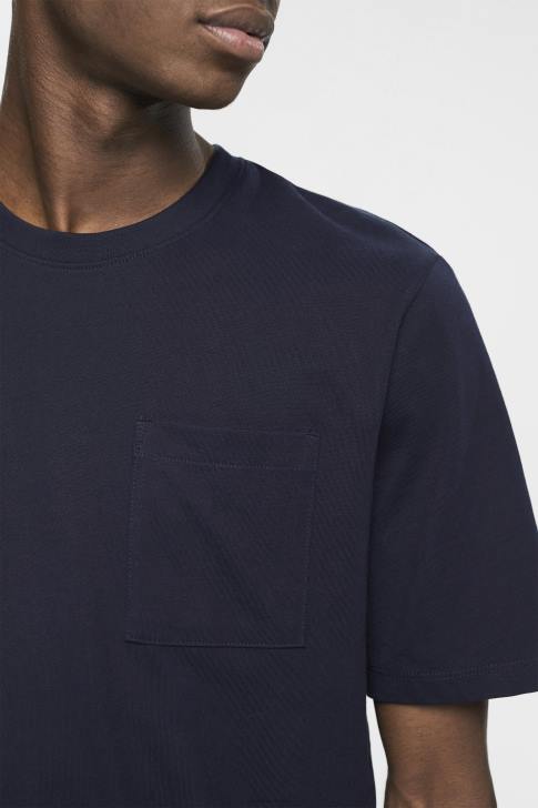 T-Shirts Navy Men Esprit Jersey t-shirt V48Z681