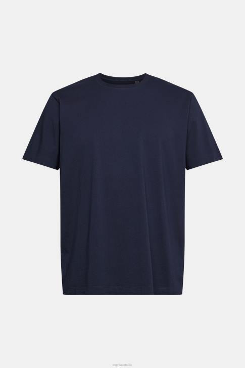 T-Shirts Navy Men Esprit Plain T-shirt V48Z930
