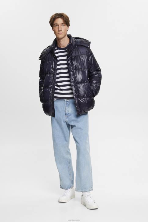 T-Shirts Navy Men Esprit Striped crewneck T-shirt V48Z721