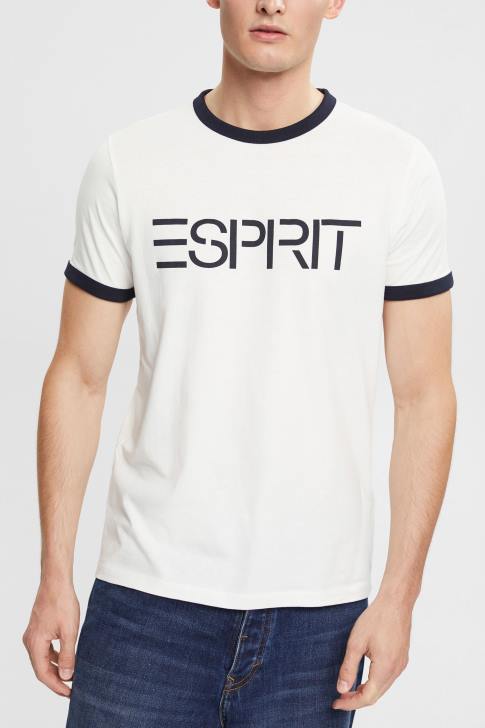 T-Shirts Off White Men Esprit Jersey logo print T-shirt V48Z949