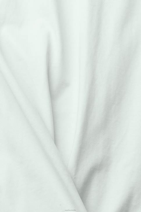 T-Shirts Pastel Blue Men Esprit Jersey T-shirt with an embroidered logo V48Z919