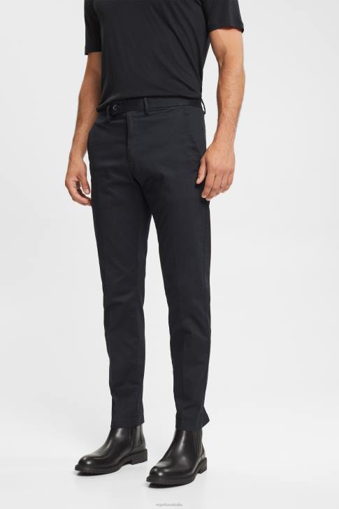 Trousers & Pants Black Men Esprit Stretch cotton chinos V48Z902
