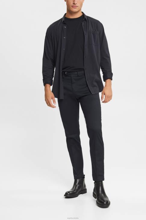 Trousers & Pants Black Men Esprit Stretch cotton chinos V48Z902