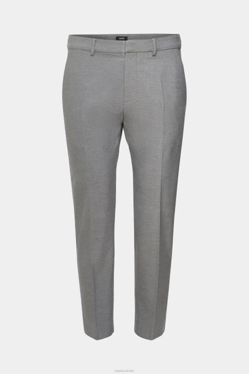 Trousers & Pants Grey Men Esprit Slim fit flannel trousers V48Z692