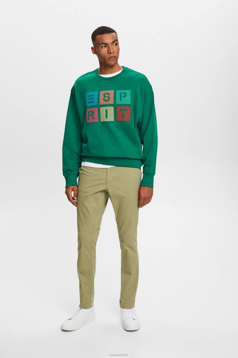 Trousers & Pants Light Khaki Men Esprit Slim Leg Chino Pants V48Z593