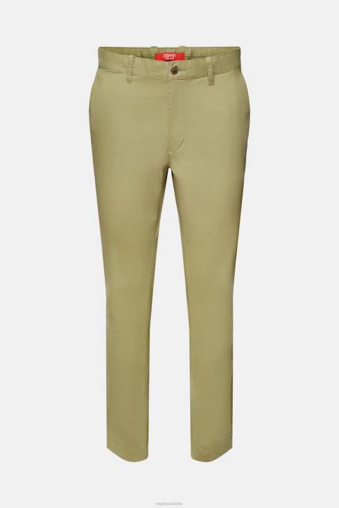Trousers & Pants Light Khaki Men Esprit Slim Leg Chino Pants V48Z593