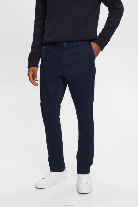 Trousers & Pants Navy Men Esprit Slim Leg Chino Pants V48Z594