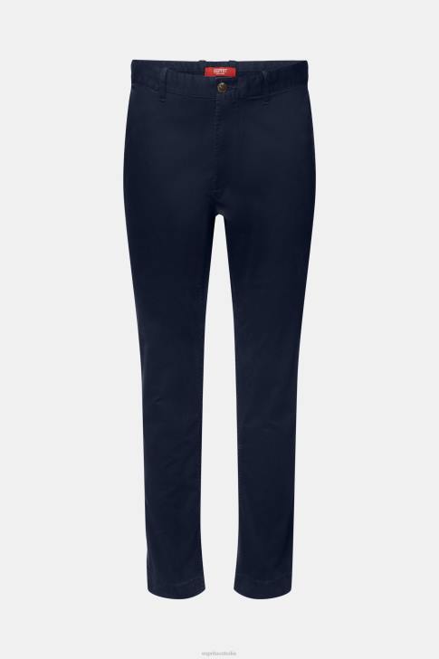 Trousers & Pants Navy Men Esprit Slim Leg Chino Pants V48Z594