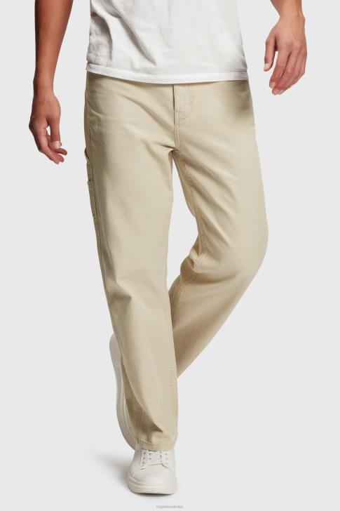Trousers & Pants Sand Men Esprit Straight fit carpenter chinos V48Z782