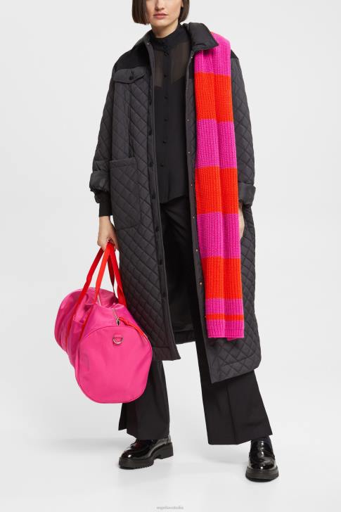 Blouses Black Women Esprit Wide chiffon blouse V48Z426