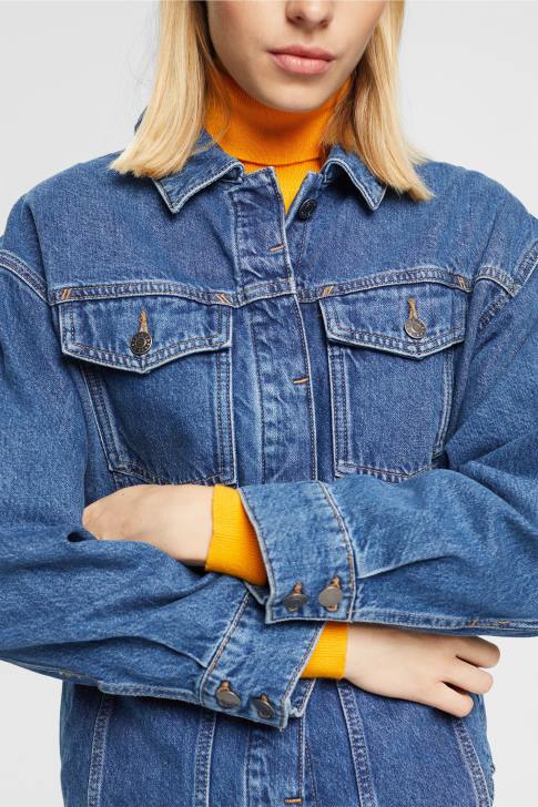 Blouses Blue Medium Wash Women Esprit Denim blouse V48Z396