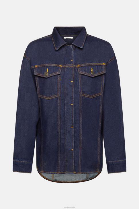 Blouses Blue Rinse Women Esprit Denim blouse V48Z395