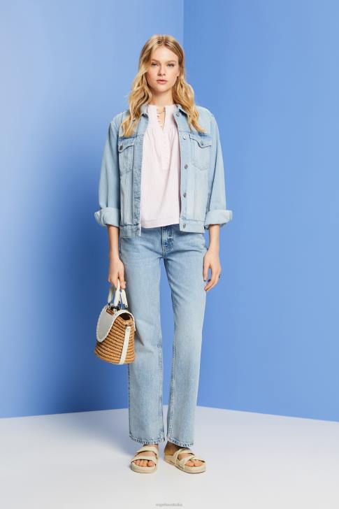 Blouses Light Pink Women Esprit Textured short-sleeve blouse V48Z117