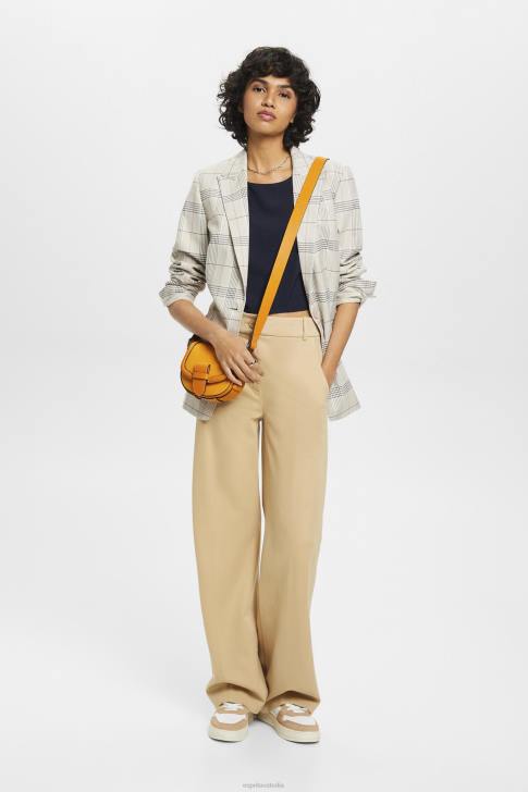 Blouses Navy Women Esprit Cropped sleeveless blouse V48Z310