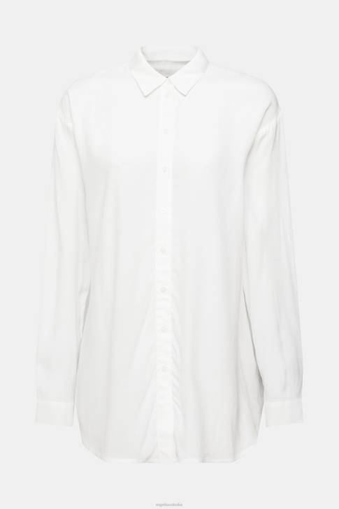 Blouses Off White Women Esprit Shirt blouse, LENZING ECOVERO V48Z425