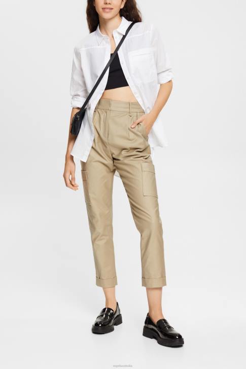 Blouses White Women Esprit Shirt blouse, organic cotton V48Z541