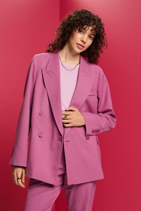 Coats Violet Women Esprit Blazers Woven V48Z133