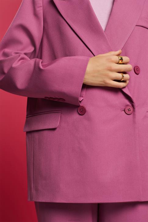 Coats Violet Women Esprit Blazers Woven V48Z133