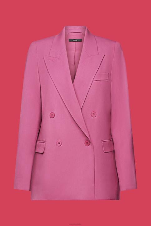 Coats Violet Women Esprit Blazers Woven V48Z133