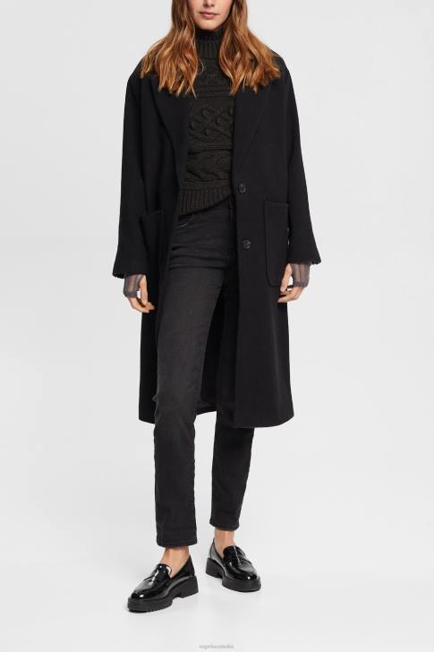 Denim Black Dark Wash Women Esprit Straight leg jeans V48Z438