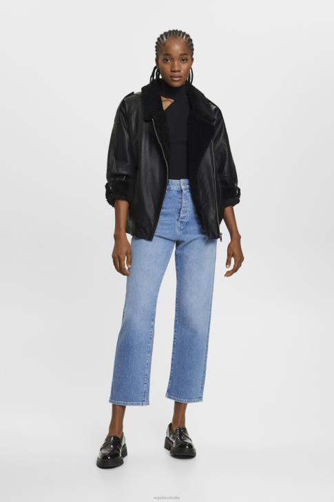 Denim Blue Light Wash Women Esprit High-rise dad jeans V48Z315