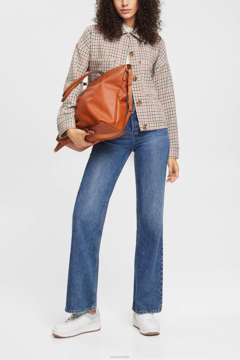 Denim Blue Medium Wash Women Esprit High rise retro flare jeans V48Z327