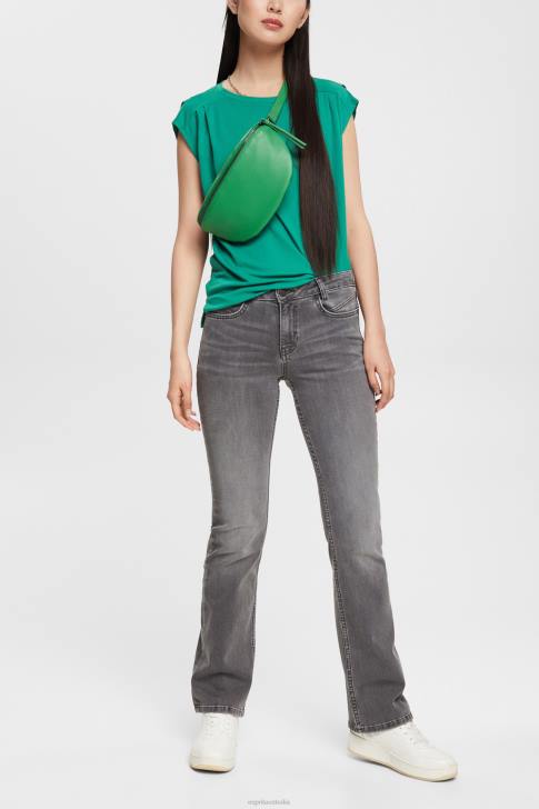 Denim Grey Medium Wash Women Esprit Bootcut stretch jeans V48Z551