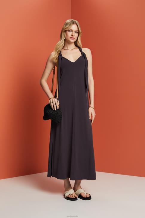 Dresses Anthracite Women Esprit Dresses Knitted V48Z132