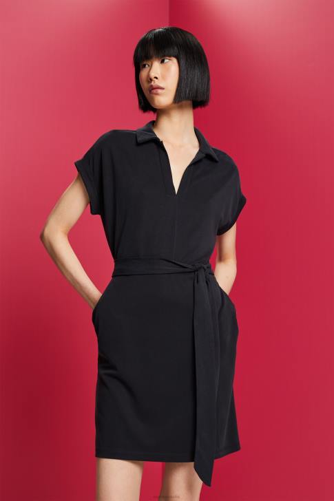 Dresses Anthracite Women Esprit V-necked midi dress V48Z73