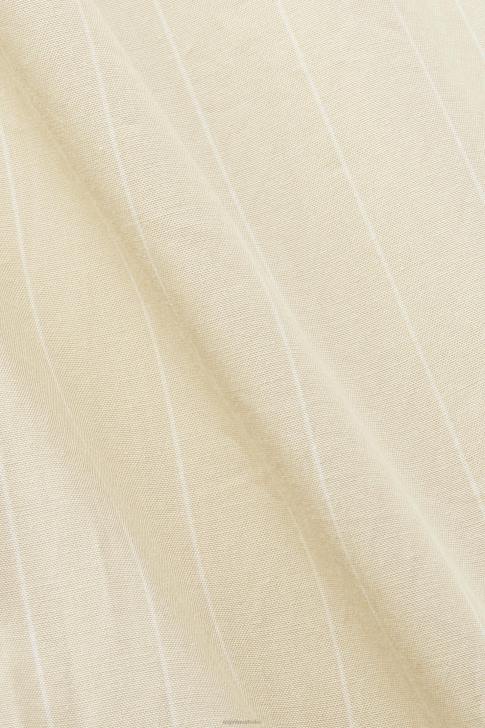 Dresses Beige Women Esprit Pinstriped shirt dress, 100% cotton V48Z278