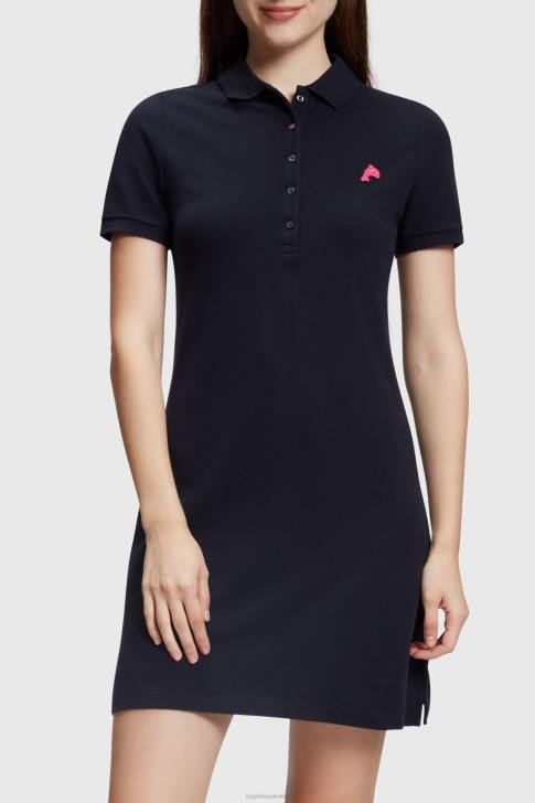 Dresses Black Women Esprit Dolphin Tennis Club Classic Polo Dress V48Z504