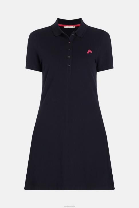 Dresses Black Women Esprit Dolphin Tennis Club Classic Polo Dress V48Z504