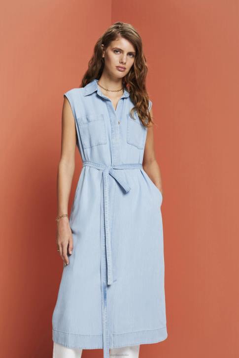 Dresses Blue Light Wash Women Esprit Dresses woven V48Z181